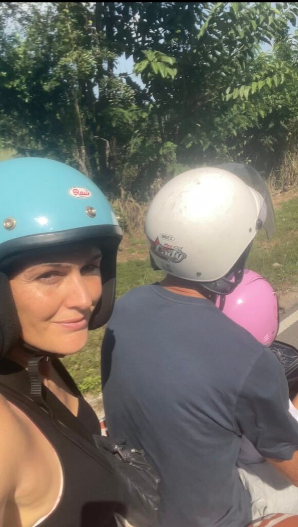 Getting around Thailand by scooter with kids